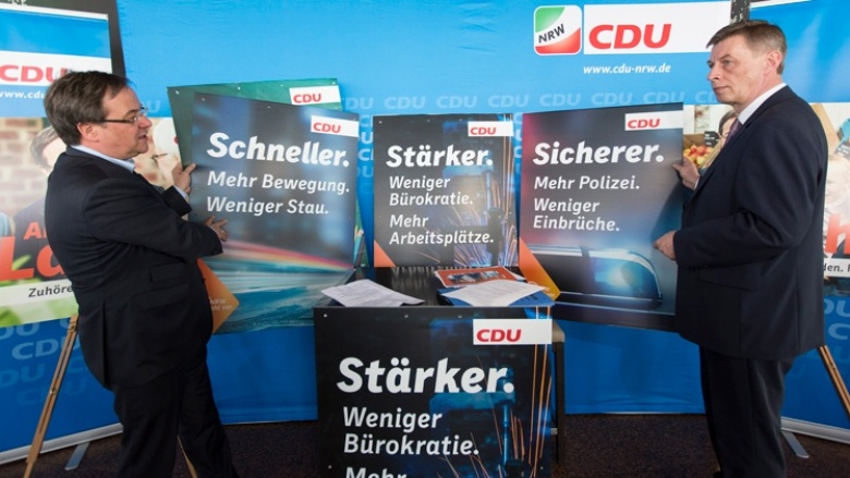 NRW geht vor: Plakate zur Landtagswahl vorgestellt